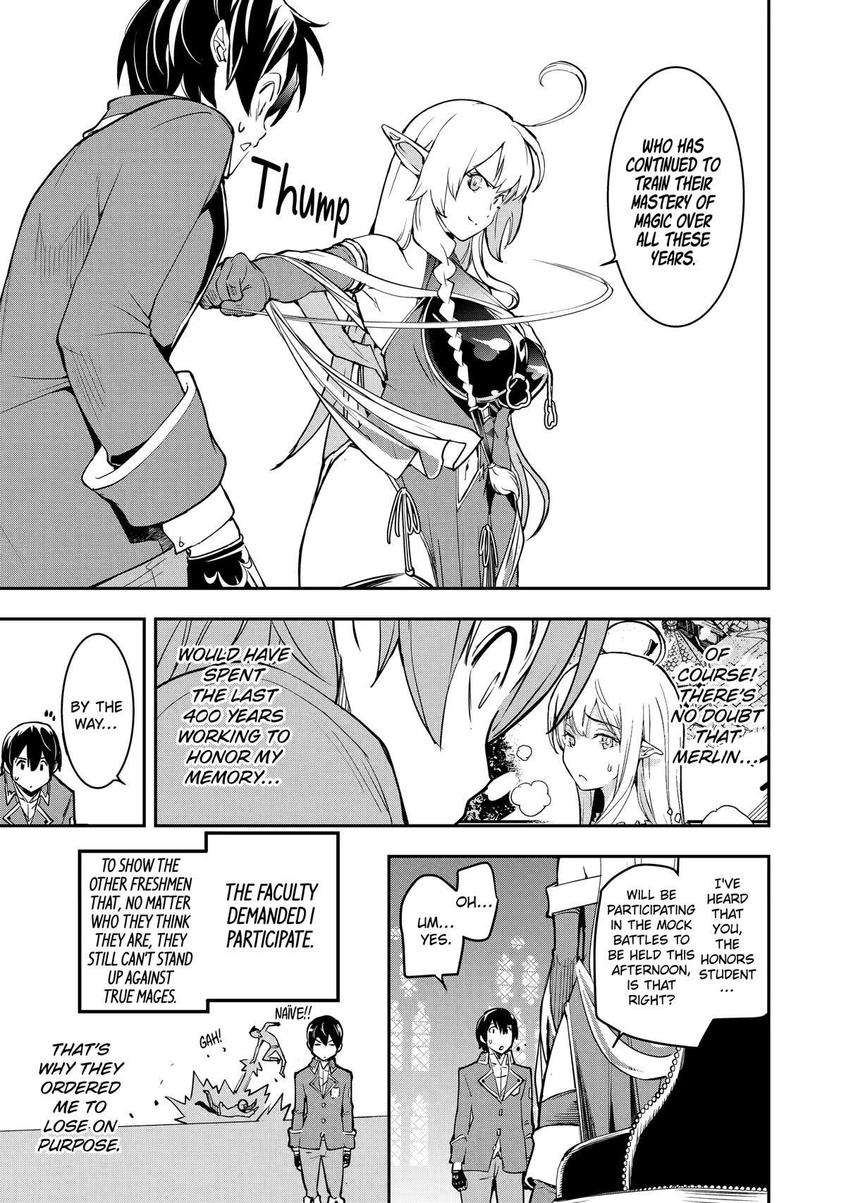 Rakudai Kenja no Gakuin Musou: Nidome no Tensei, S-Rank Cheat Majutsushi Boukenroku Chap 8 - Next Chap 9