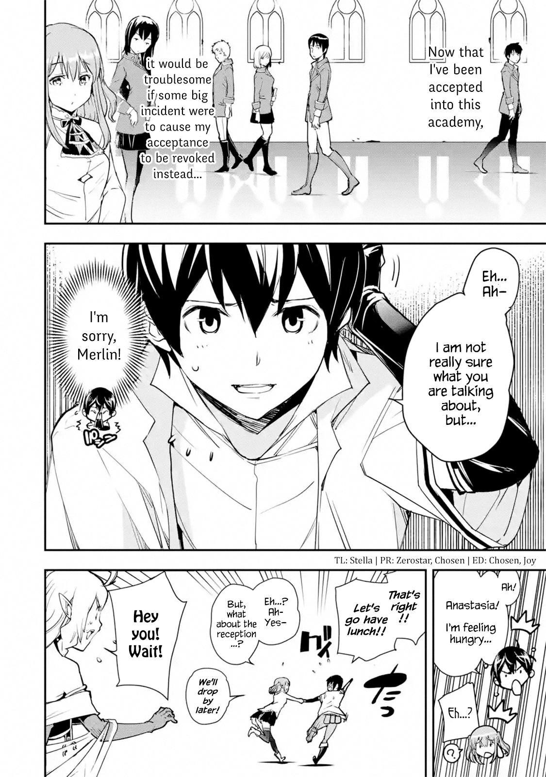 Rakudai Kenja no Gakuin Musou: Nidome no Tensei, S-Rank Cheat Majutsushi Boukenroku Chap 8.1 - Next Chap 9.1