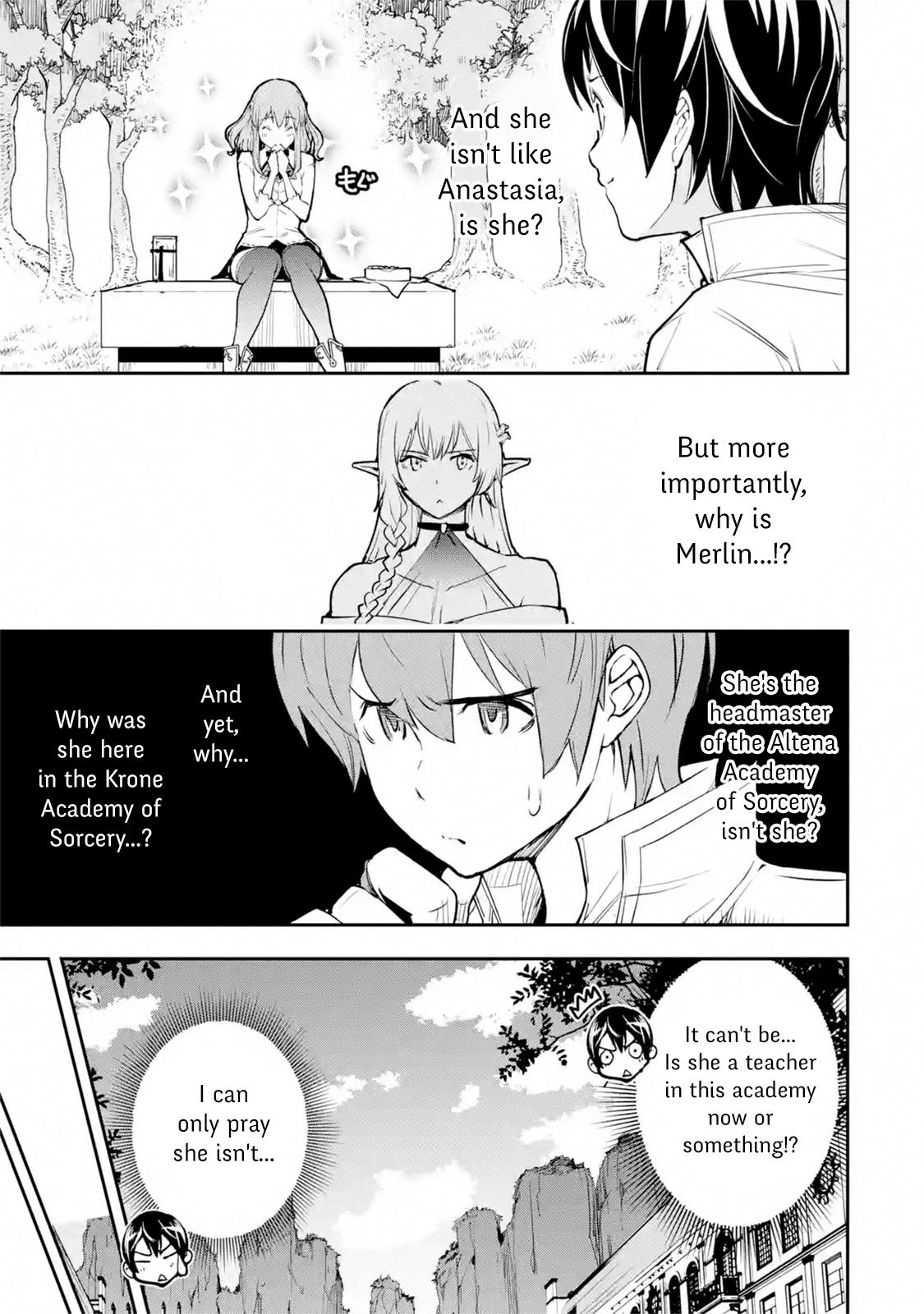 Rakudai Kenja no Gakuin Musou: Nidome no Tensei, S-Rank Cheat Majutsushi Boukenroku Chap 8.1 - Next Chap 9.1