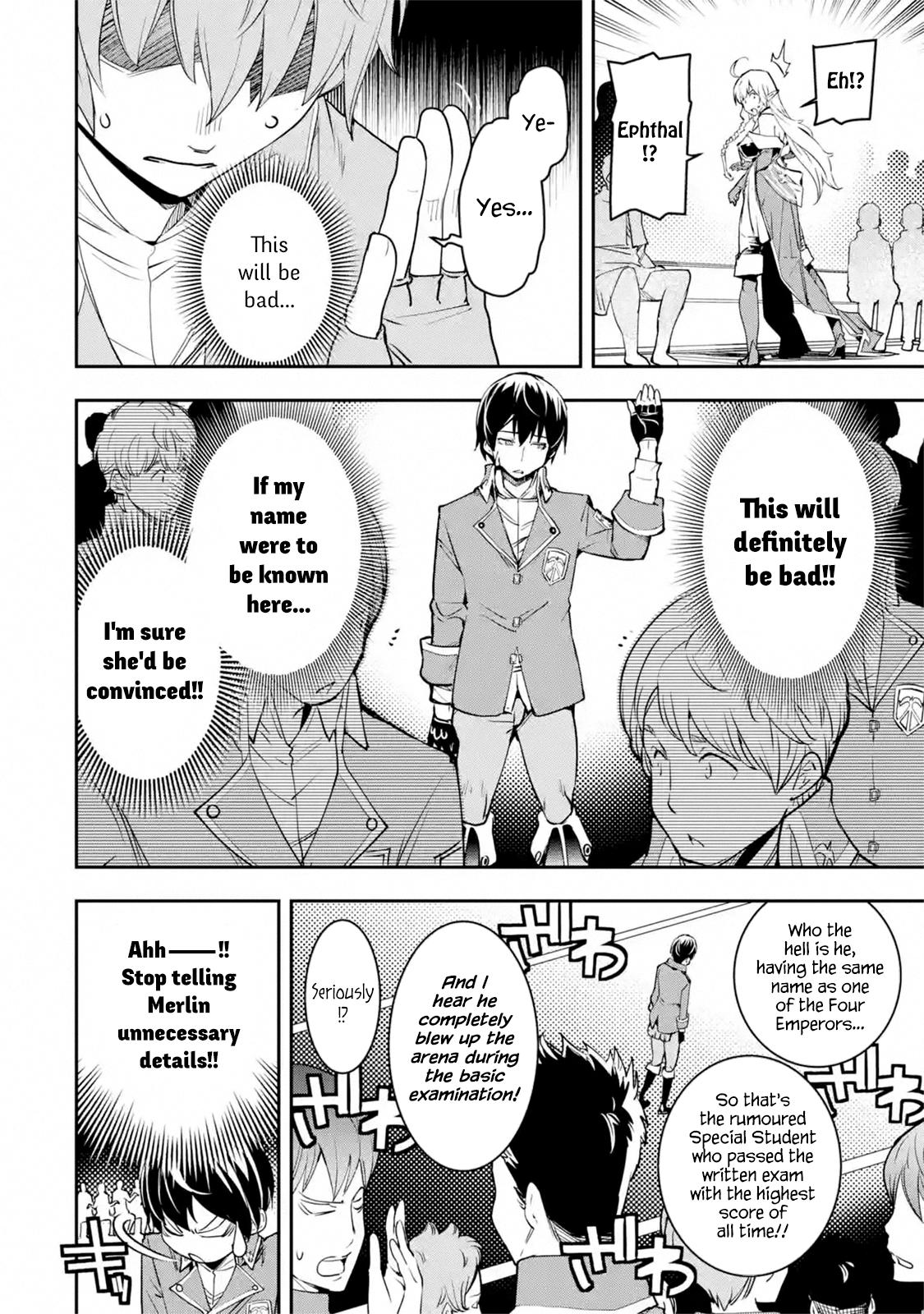 Rakudai Kenja no Gakuin Musou: Nidome no Tensei, S-Rank Cheat Majutsushi Boukenroku Chap 8.2 - Next Chap 9.2