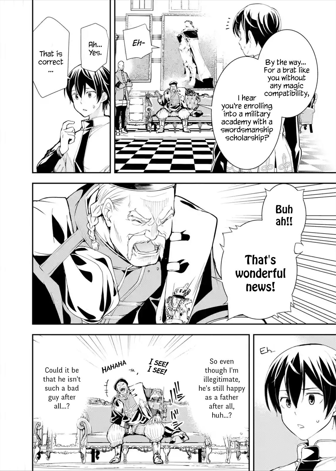 Rakudai Kenja no Gakuin Musou: Nidome no Tensei, S-Rank Cheat Majutsushi Boukenroku Chap 3.2 - Next Chap 4.2