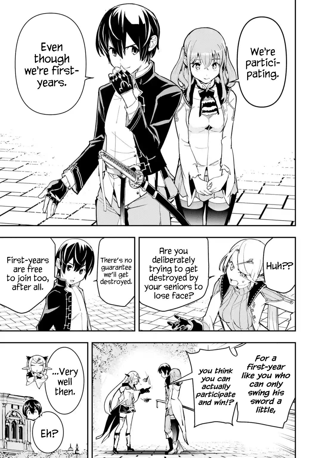 Rakudai Kenja no Gakuin Musou: Nidome no Tensei, S-Rank Cheat Majutsushi Boukenroku Chap 18.2 - Next Chap 19.2