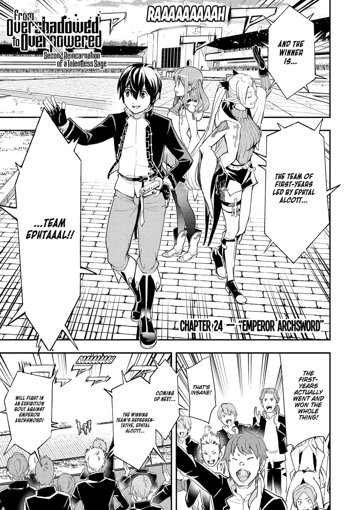 Rakudai Kenja no Gakuin Musou: Nidome no Tensei, S-Rank Cheat Majutsushi Boukenroku Chap 24 - Next Chap 25