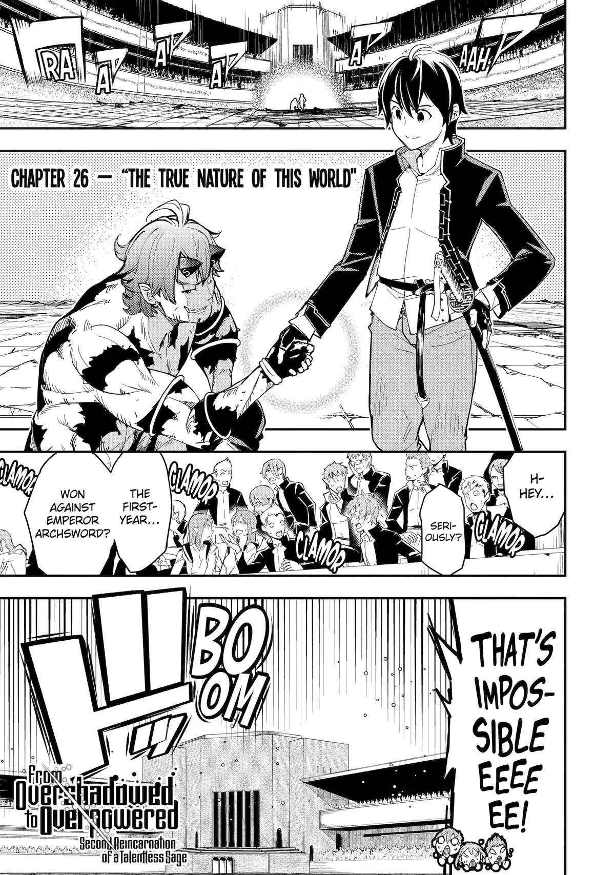 Rakudai Kenja no Gakuin Musou: Nidome no Tensei, S-Rank Cheat Majutsushi Boukenroku Chap 26 - Next Chap 27