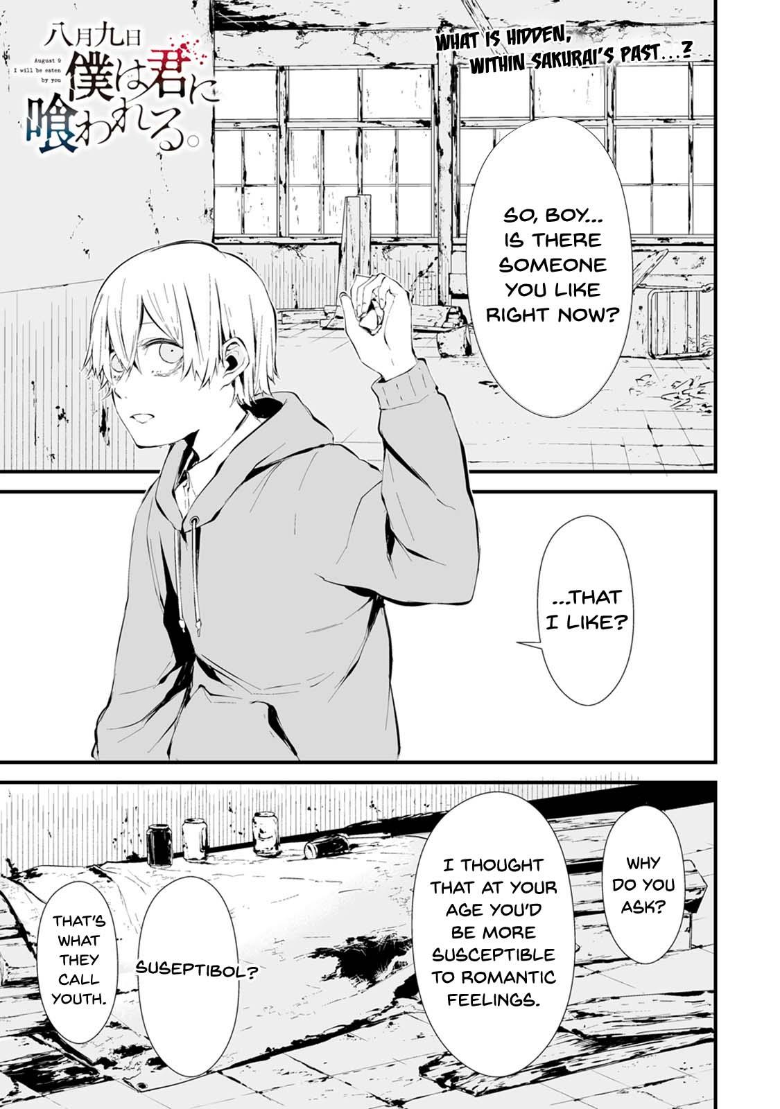 Hachigatsu Kokonoka: Boku wa Kimi ni Kuwareru. Chap 7 - Next Chap 8