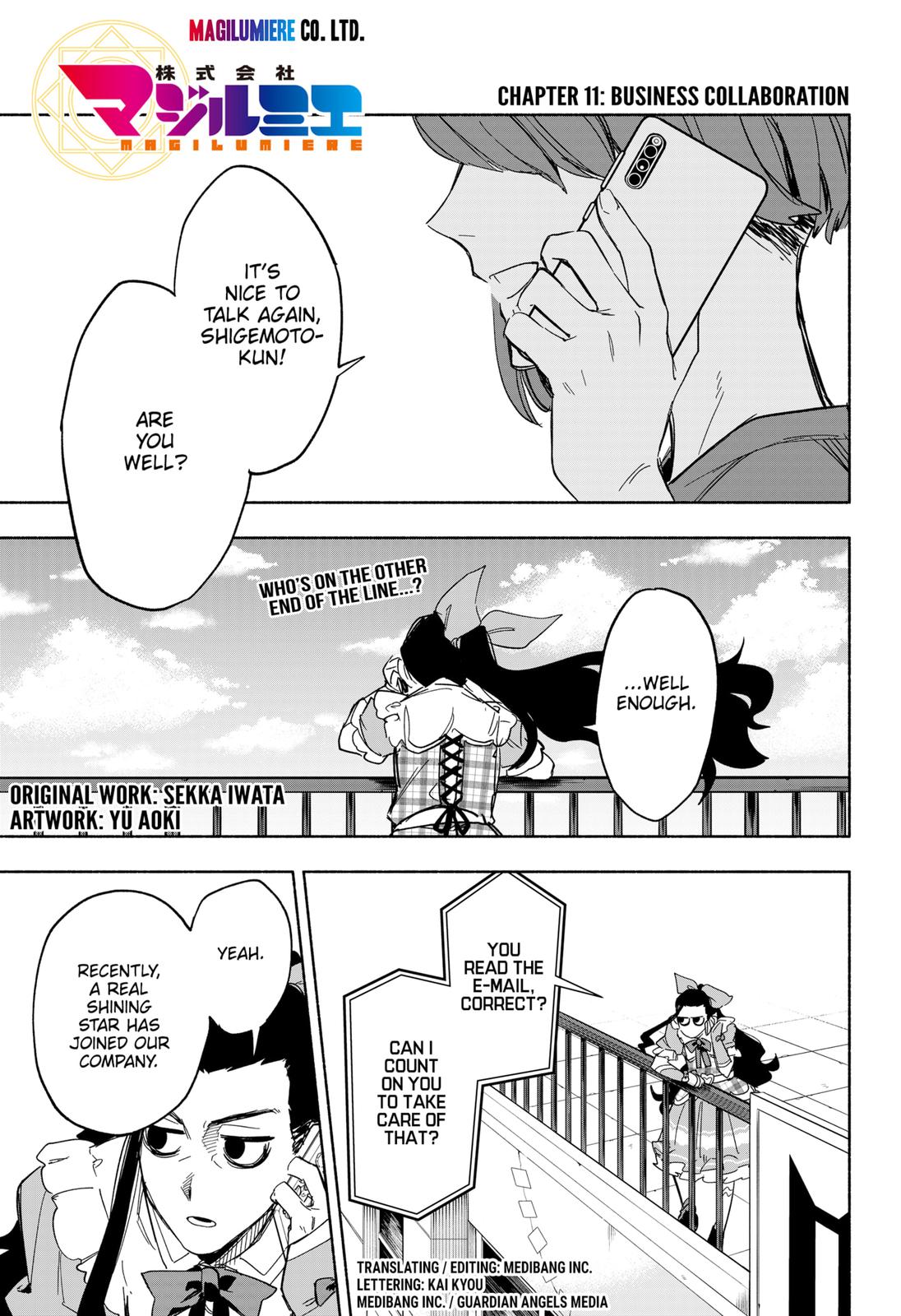 Magilumiere Co. Ltd Chap 11 - Next Chap 12