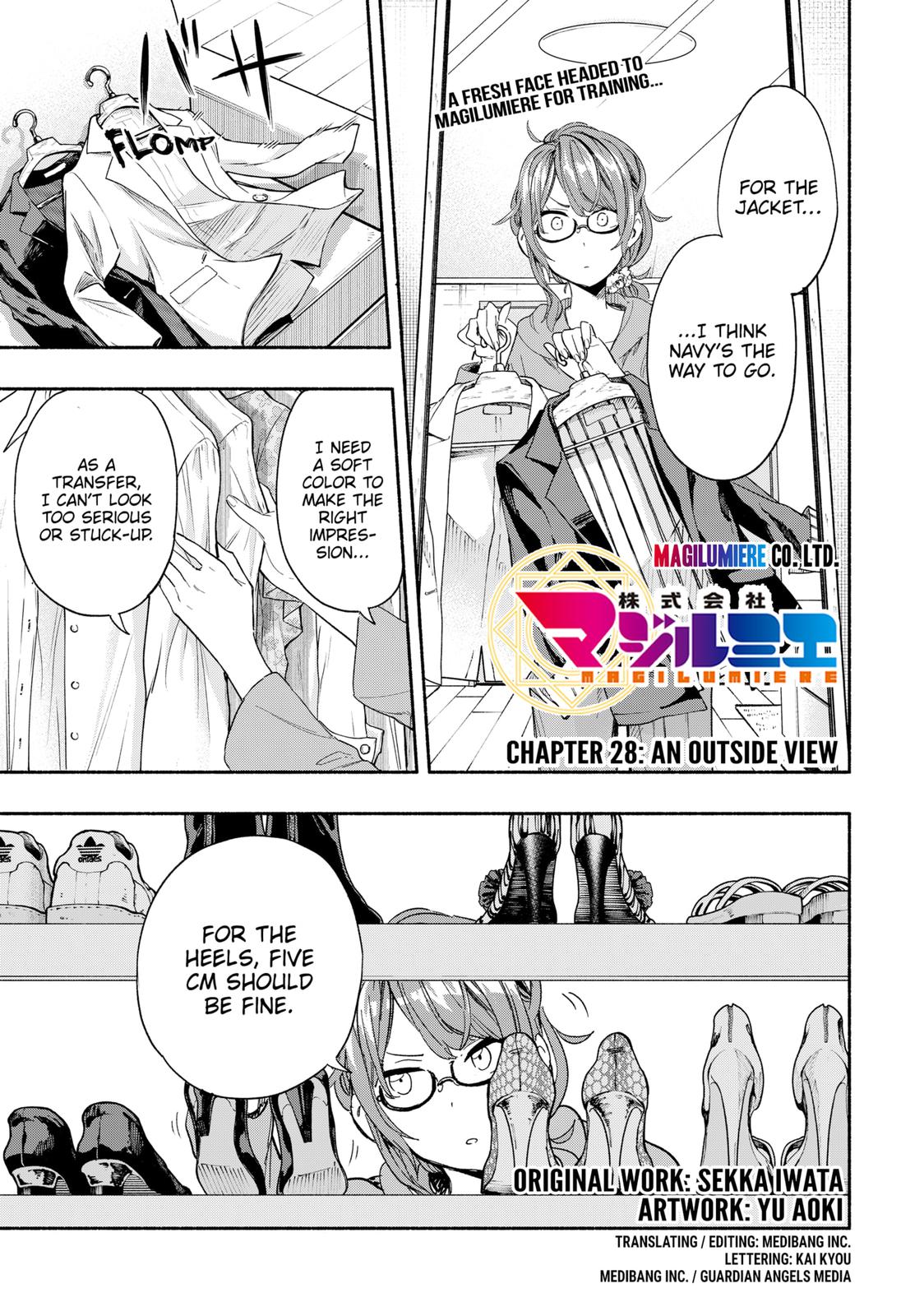 Magilumiere Co. Ltd Chap 28 - Next Chap 29