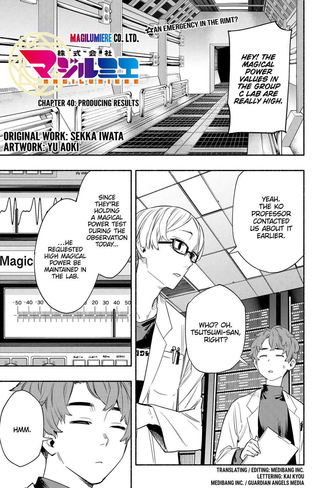 Magilumiere Co. Ltd Chap 40 - Next Chap 41