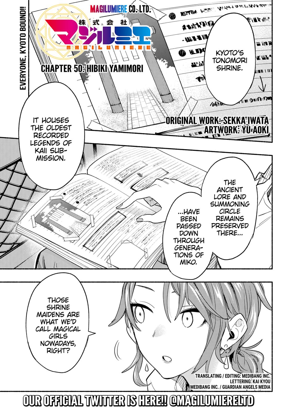 Magilumiere Co. Ltd Chap 50 - Next Chap 51