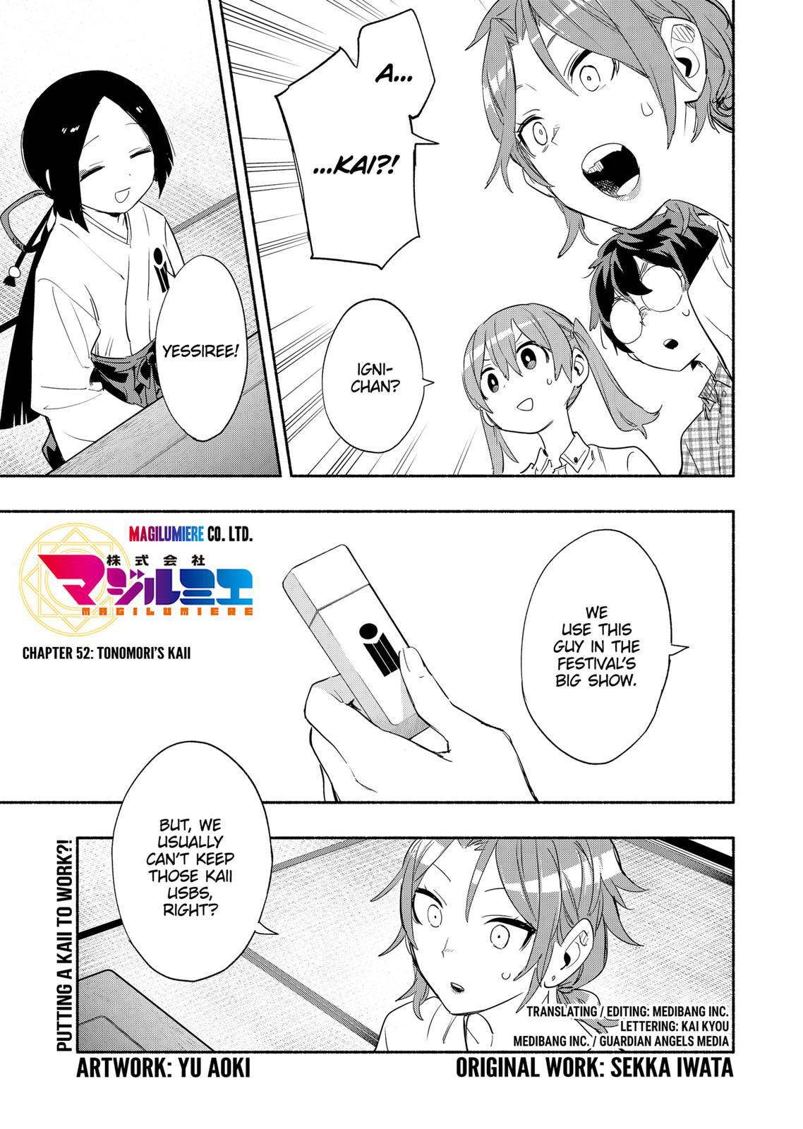 Magilumiere Co. Ltd Chap 52 - Next Chap 53