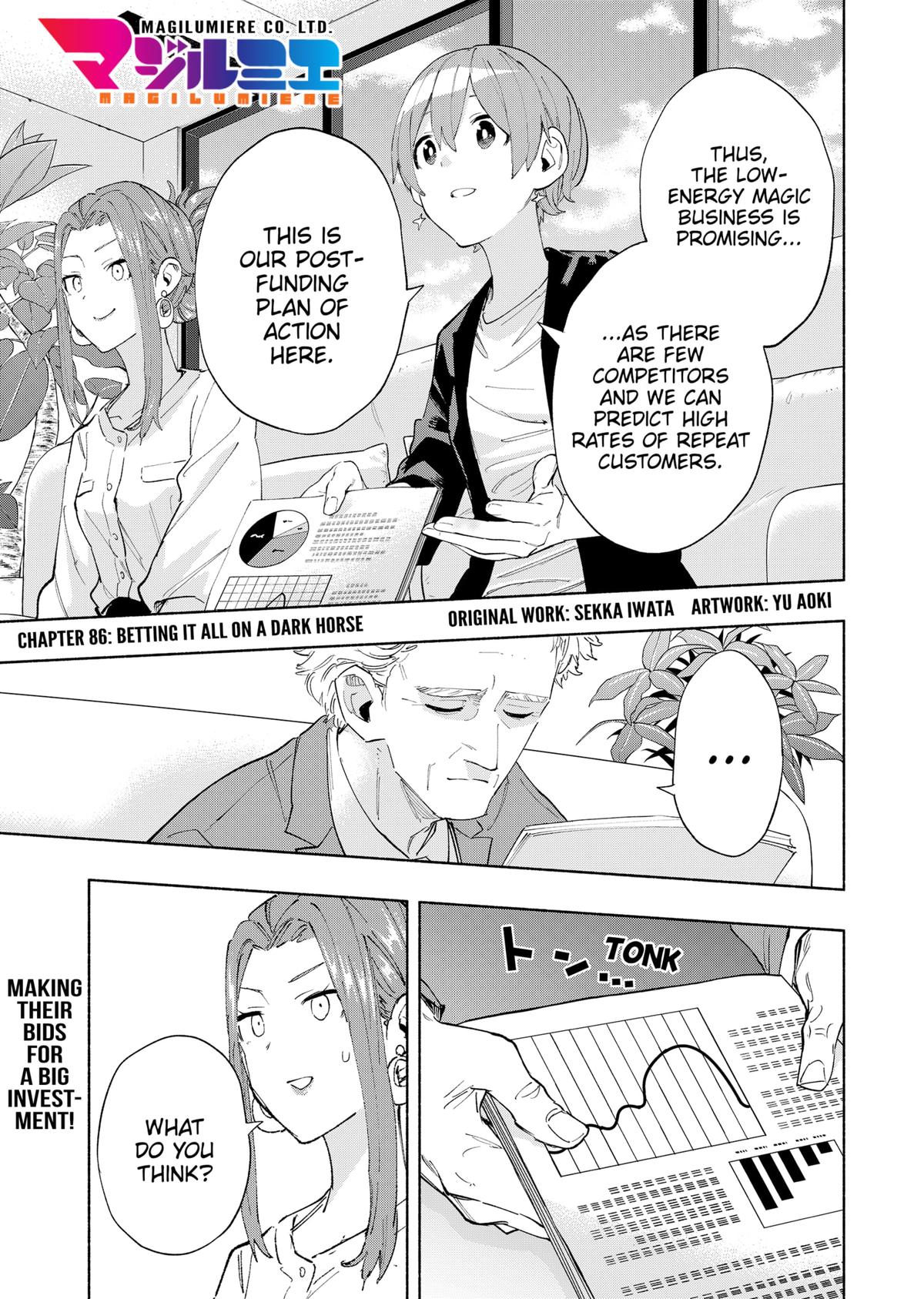Magilumiere Co. Ltd Chap 86 - Next Chap 87