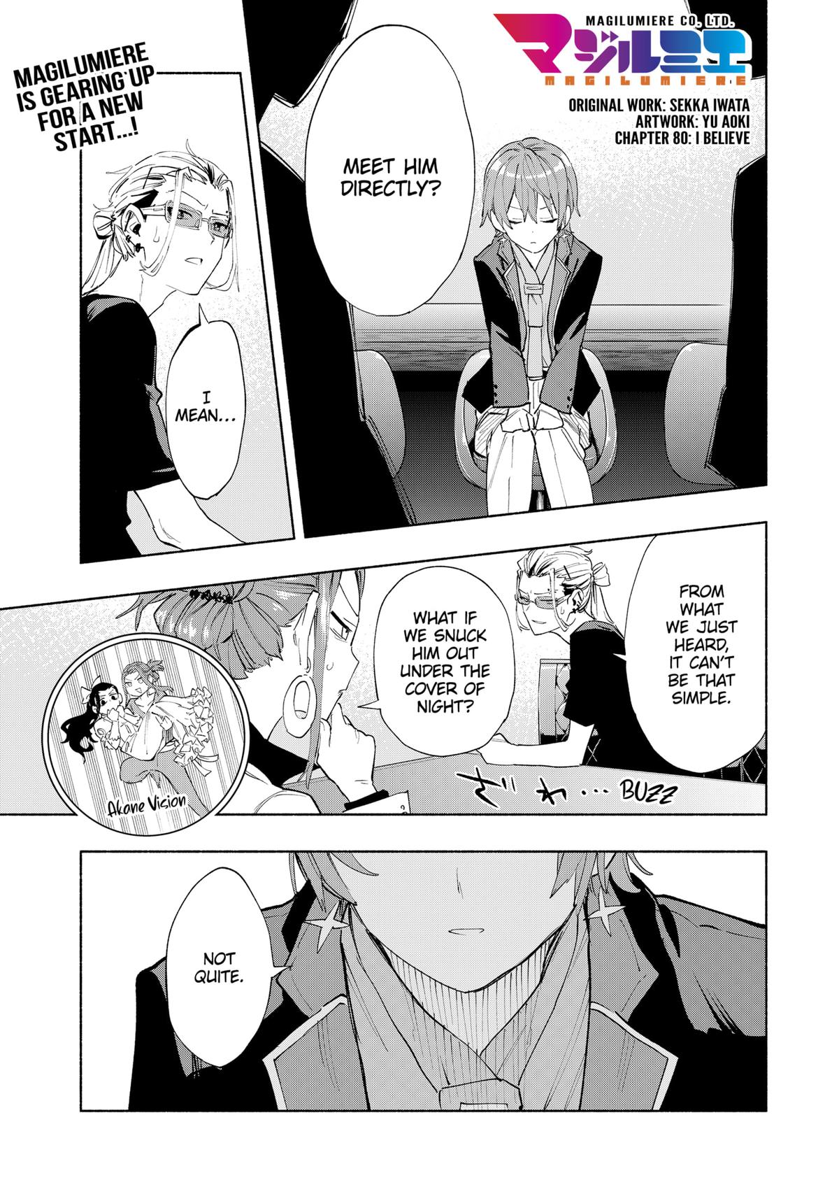 Magilumiere Co. Ltd Chap 80 - Next Chap 81