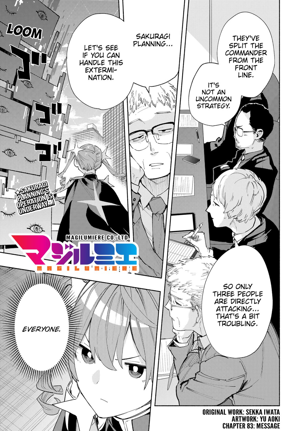 Magilumiere Co. Ltd Chap 83 - Next Chap 84