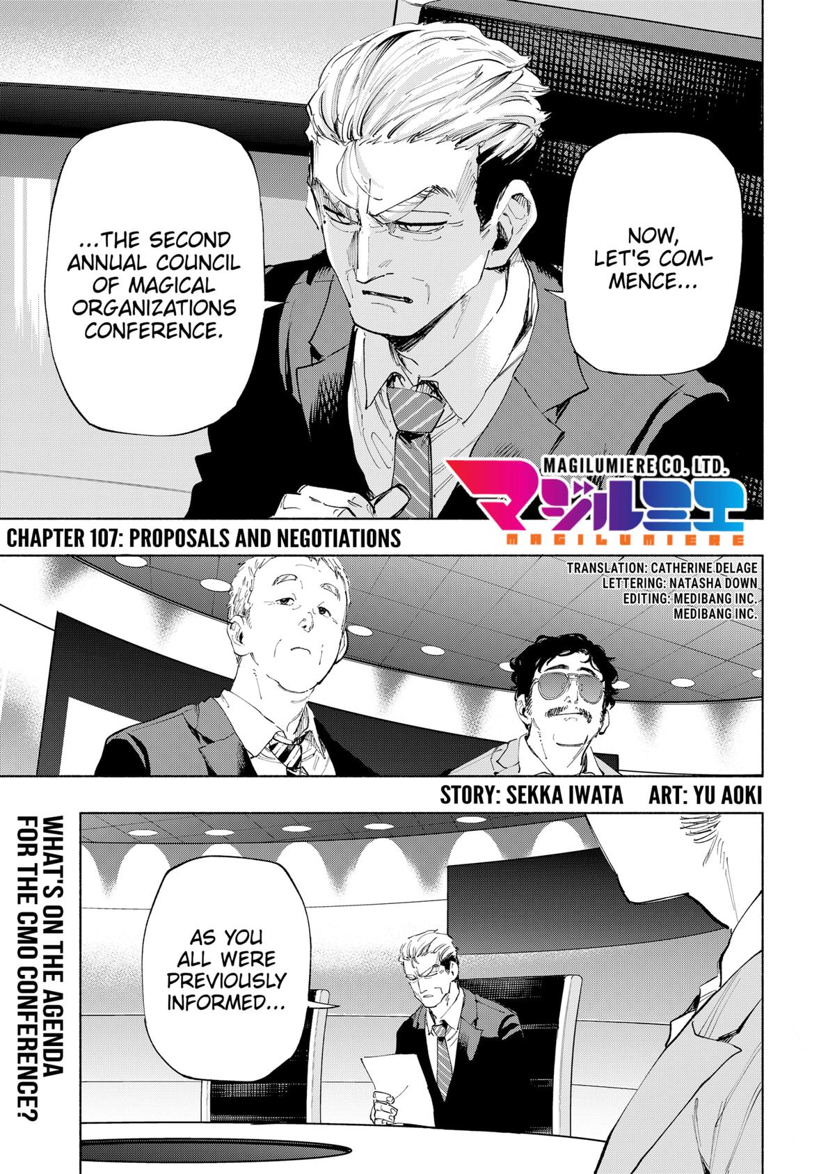 Magilumiere Co. Ltd Chap 107 - Next Chap 108