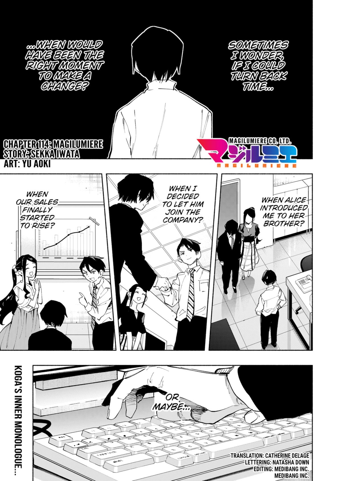 Magilumiere Co. Ltd Chap 114 - Next Chap 115