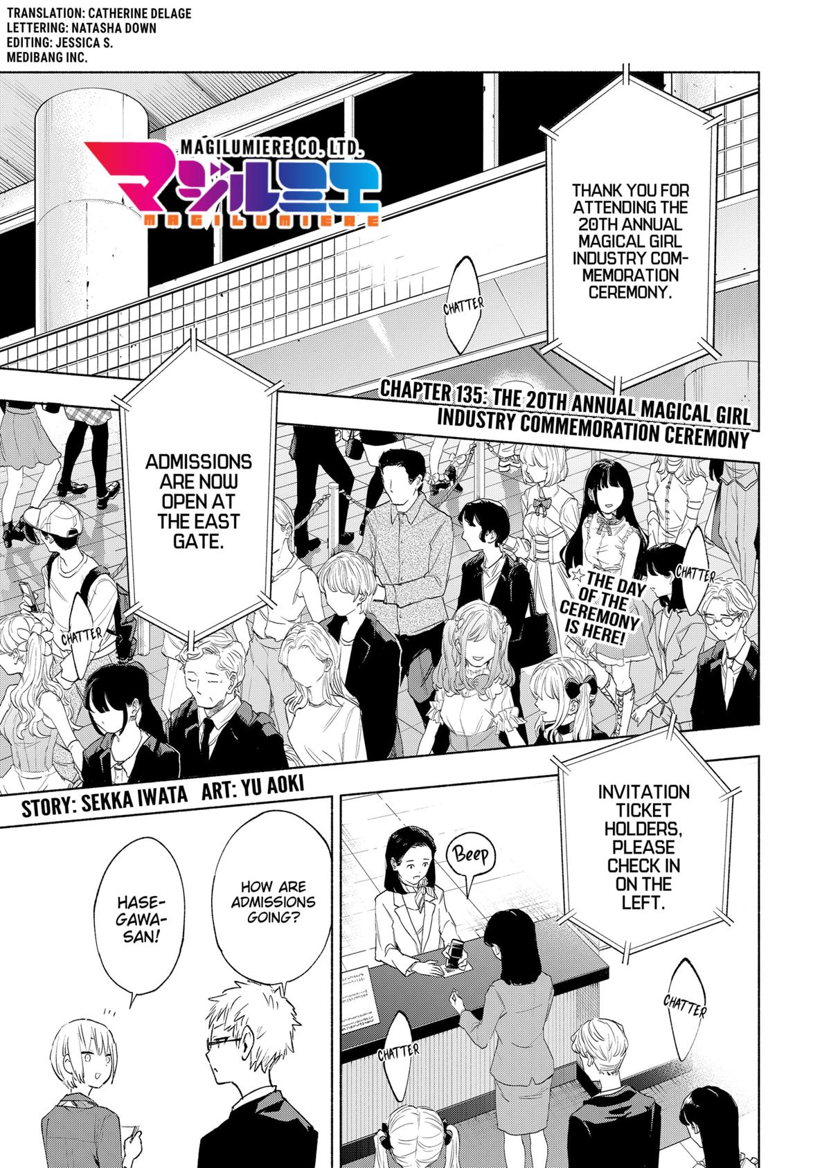 Magilumiere Co. Ltd Chap 135 - Next Chap 136