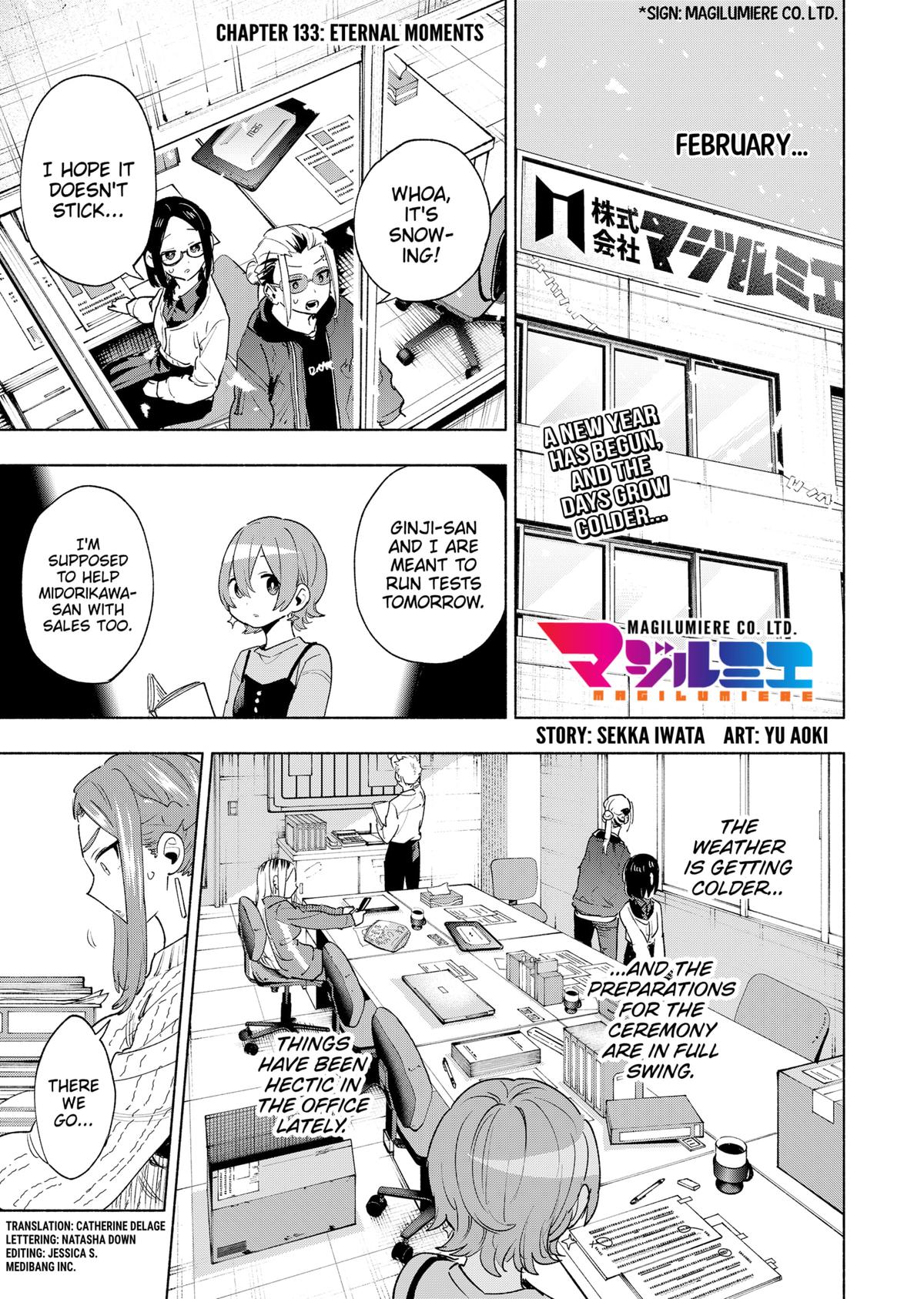 Magilumiere Co. Ltd Chap 133 - Next Chap 134