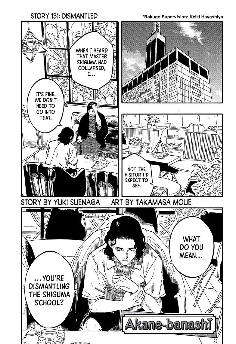 Akane-banashi English Chap 131 - Next Chap 132