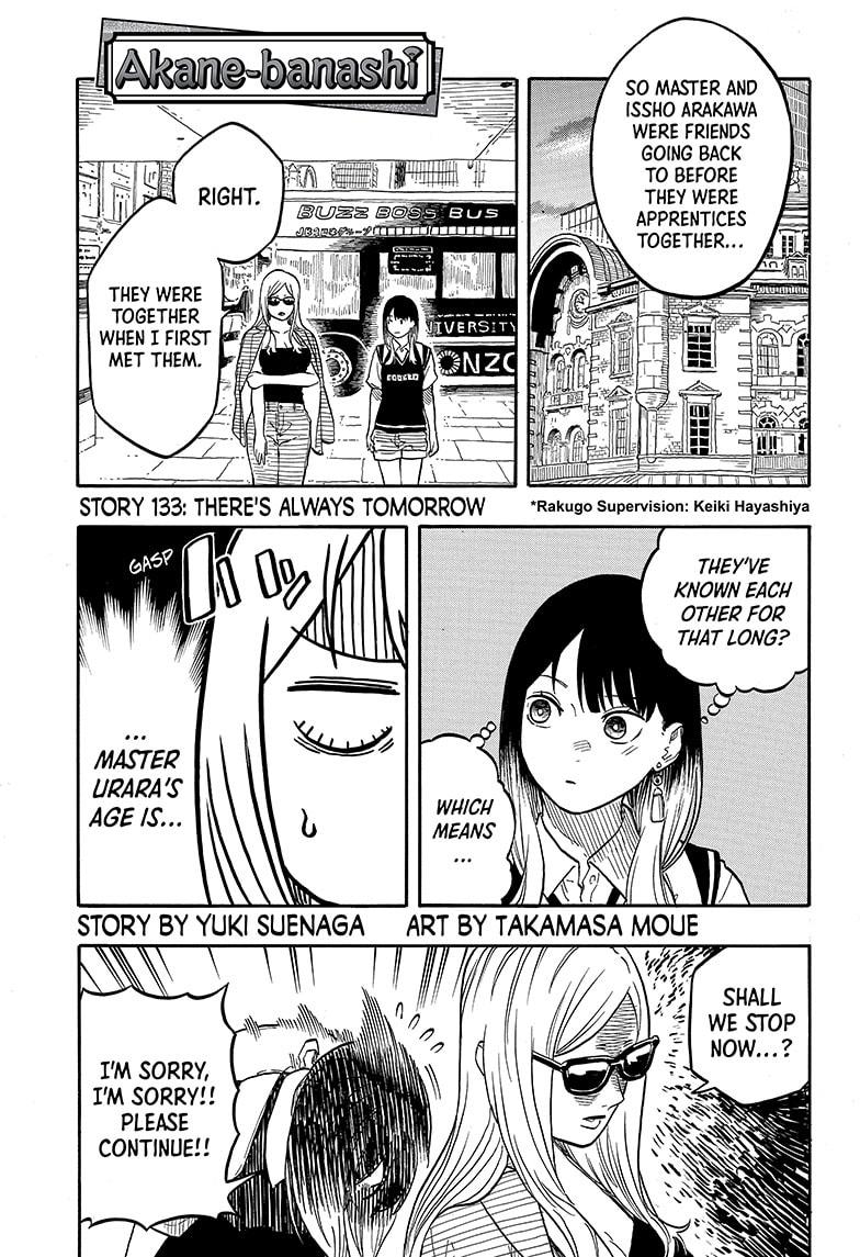 Akane-banashi English Chap 133 - Next Chap 134