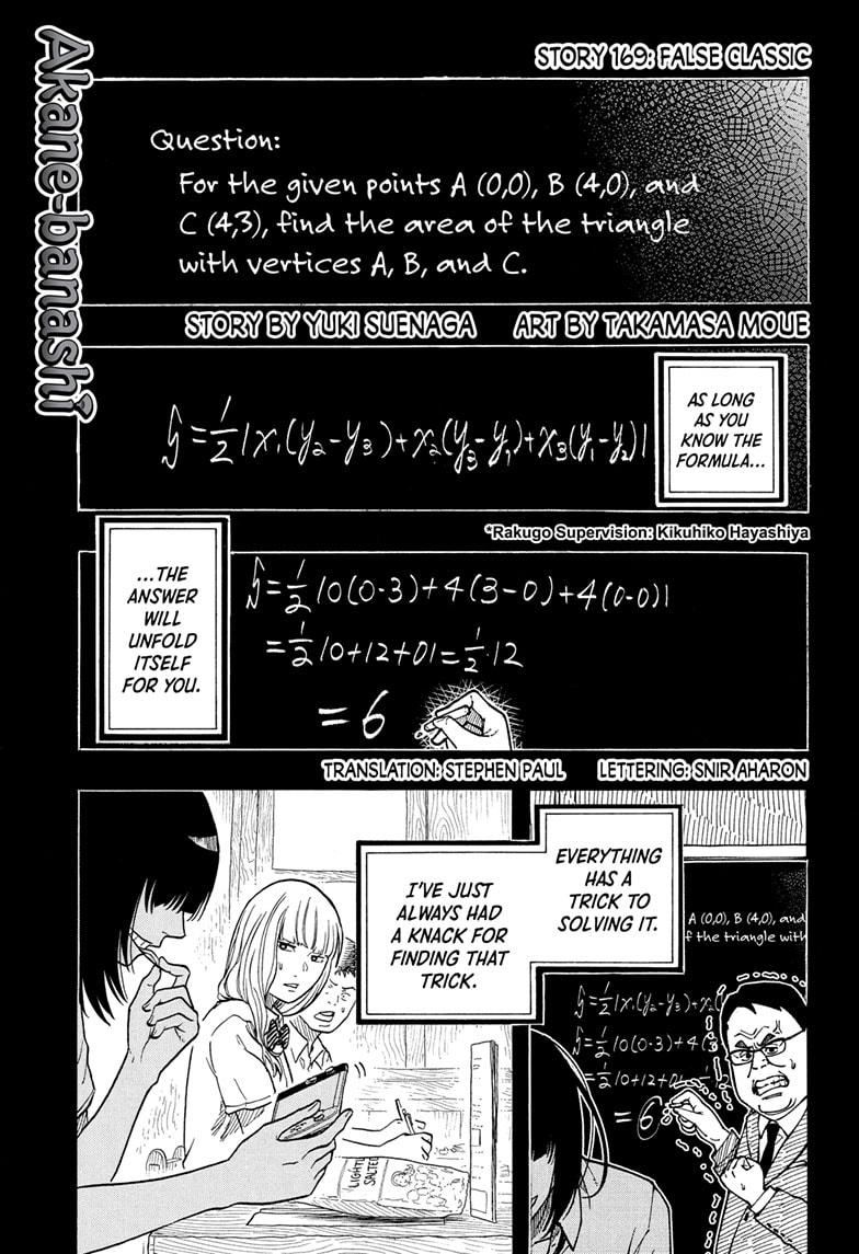 Akane-banashi English Chap 169 - Next Chap 170