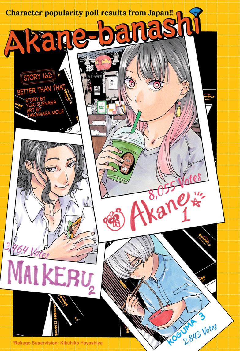 Akane-banashi Chap 162 - Next Chap 163