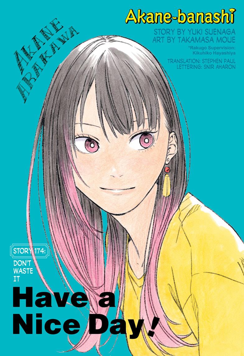 Akane-banashi Chap 174 - Next Chap 175