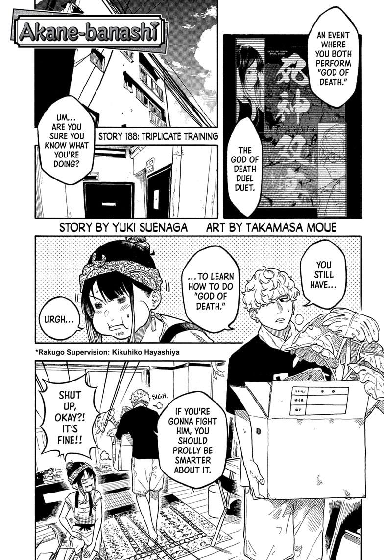 Akane-banashi English Chap 188 - Next Chap 189