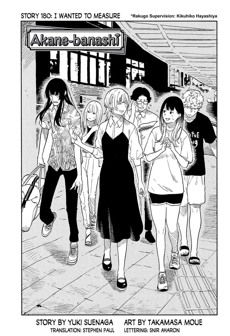 Akane-banashi English Chap 180 - Next Chap 181