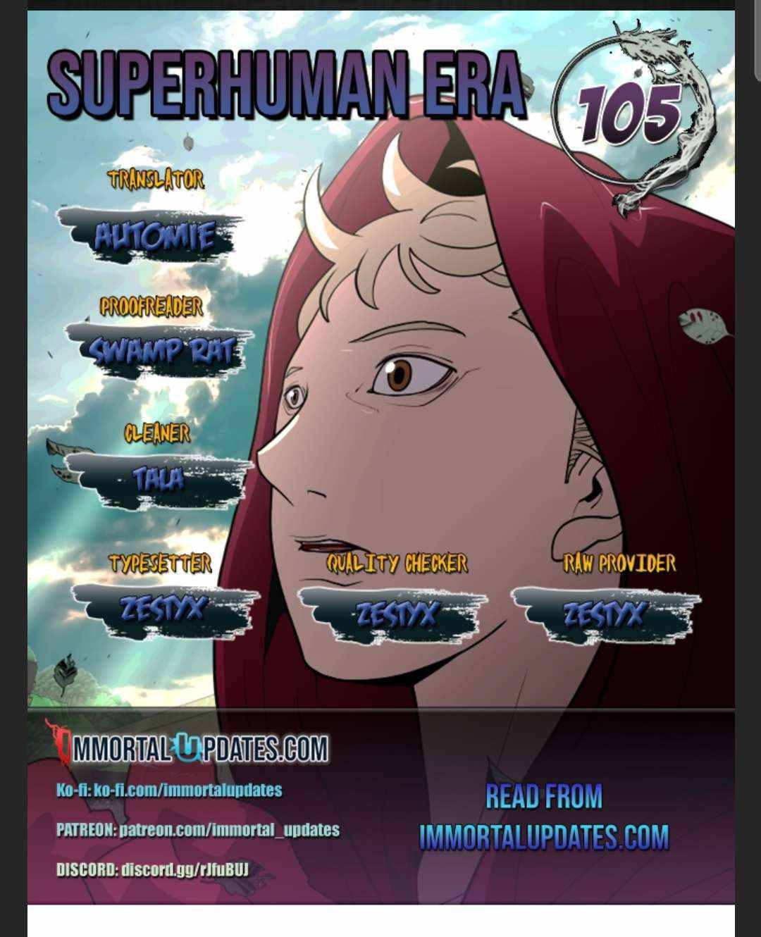 The Superhuman Era Chap 105 - Next Chap 106