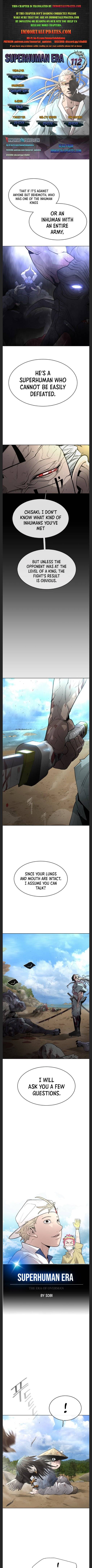 The Superhuman Era Chap 112 - Next Chap 113