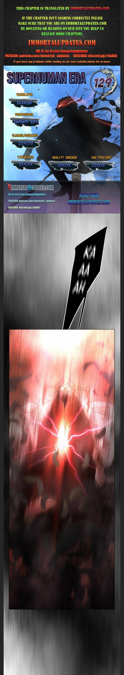 The Superhuman Era Chap 129 - Next Chap 130