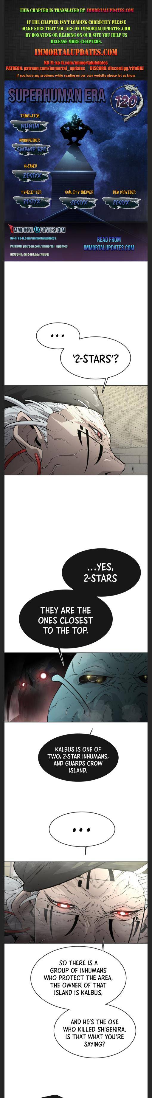 The Superhuman Era Chap 120 - Next Chap 121