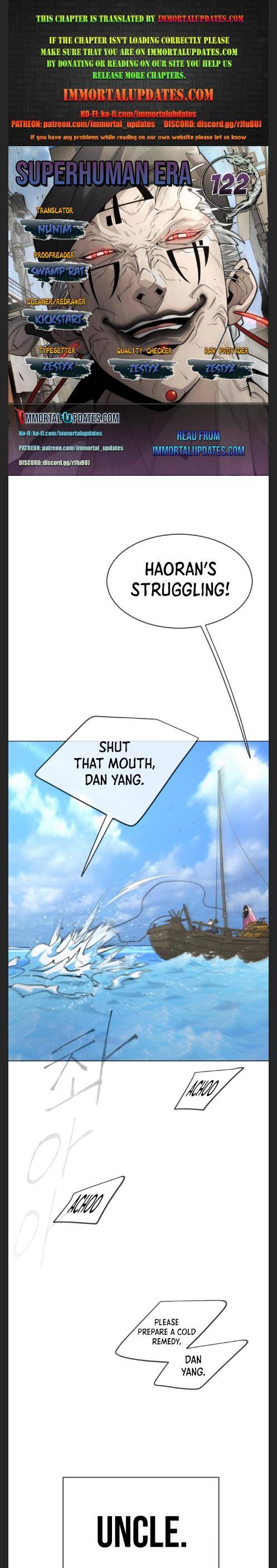 The Superhuman Era Chap 122 - Next Chap 123