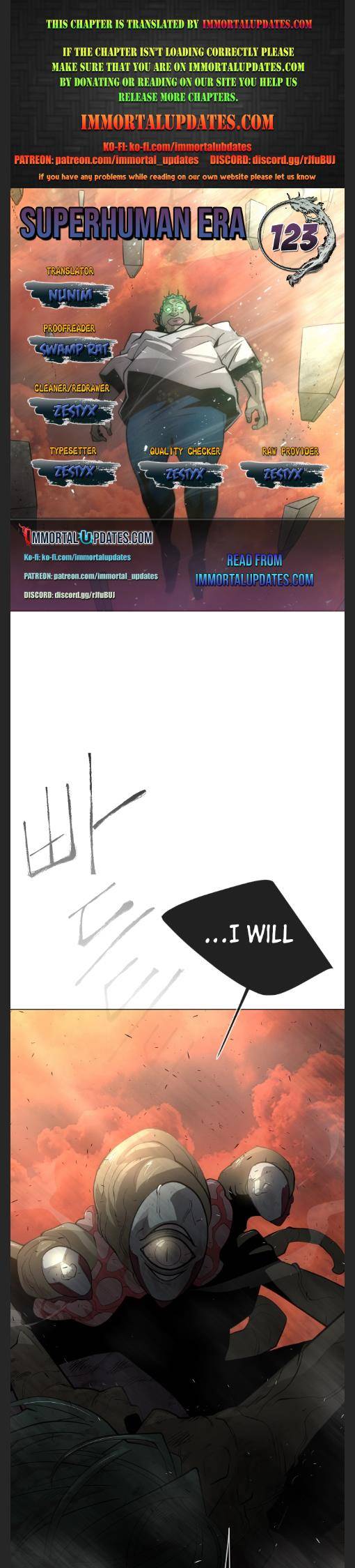 The Superhuman Era Chap 123 - Next Chap 124