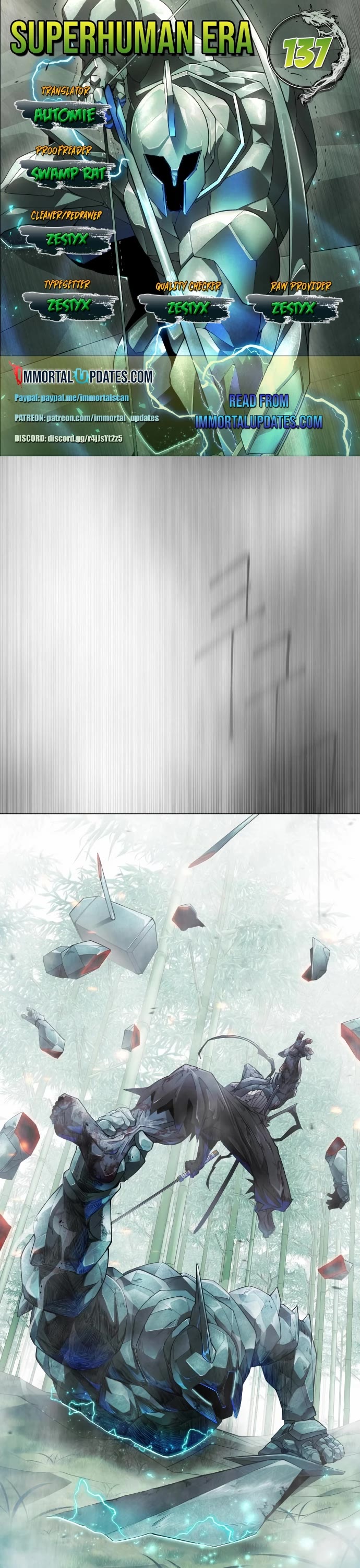 The Superhuman Era Chap 137 - Next Chap 138
