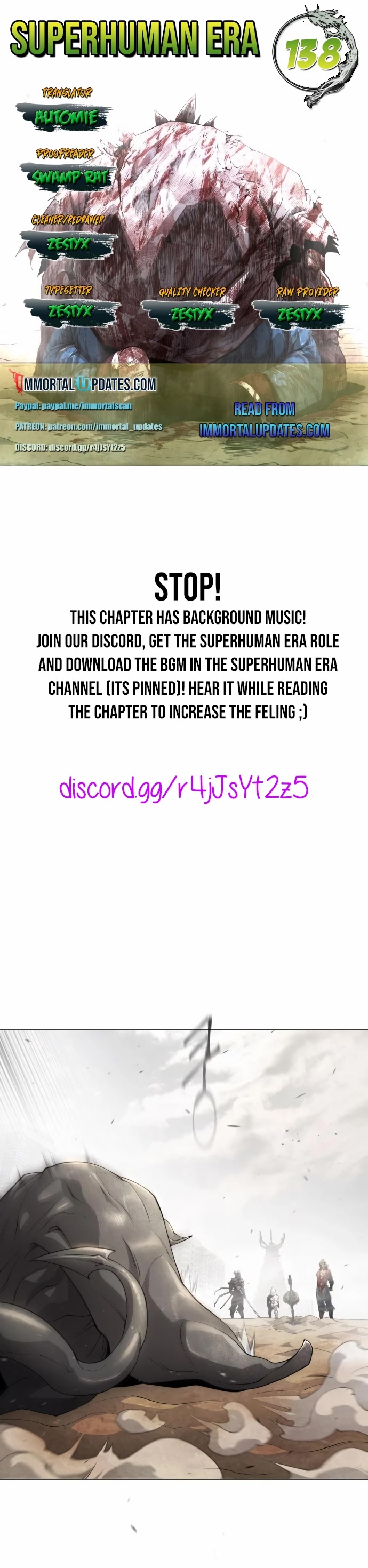 The Superhuman Era Chap 138 - Next Chap 139