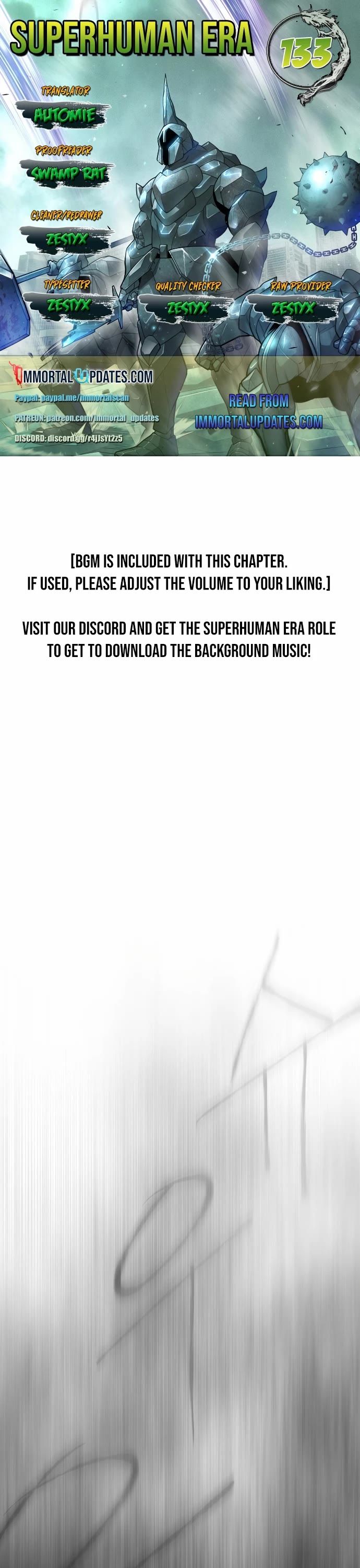The Superhuman Era Chap 133 - Next Chap 134