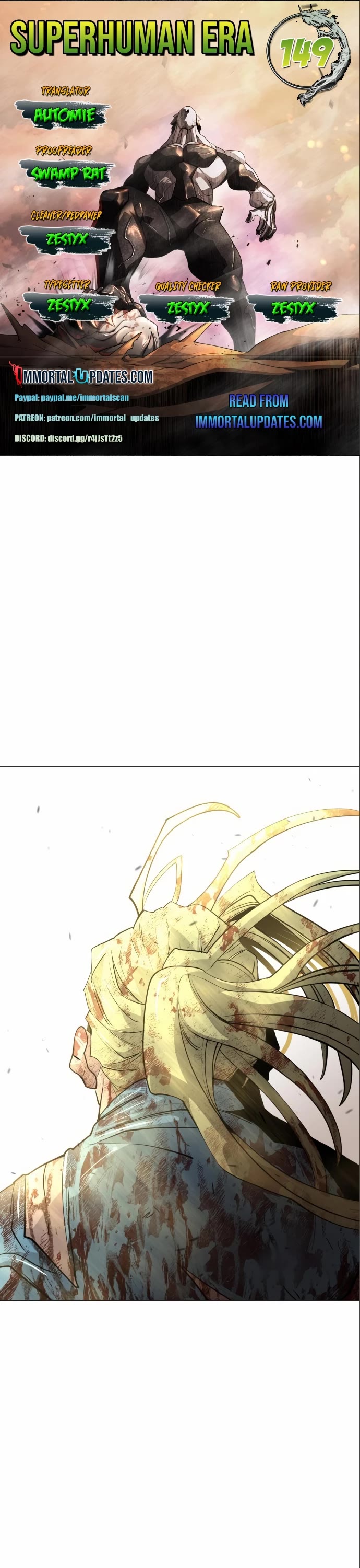 The Superhuman Era Chap 149 - Next Chap 150