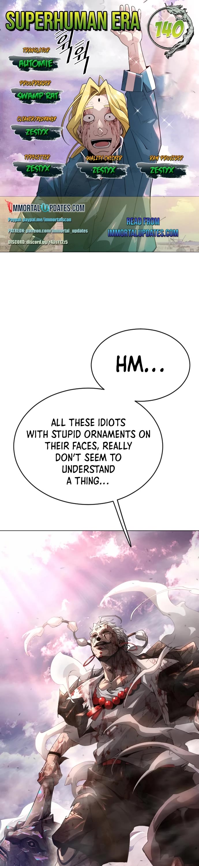 The Superhuman Era Chap 140 - Next Chap 141