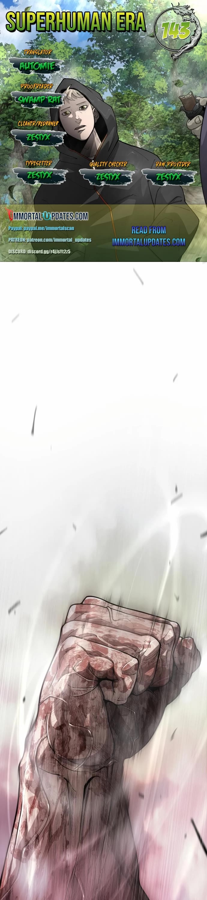 The Superhuman Era Chap 143 - Next Chap 144