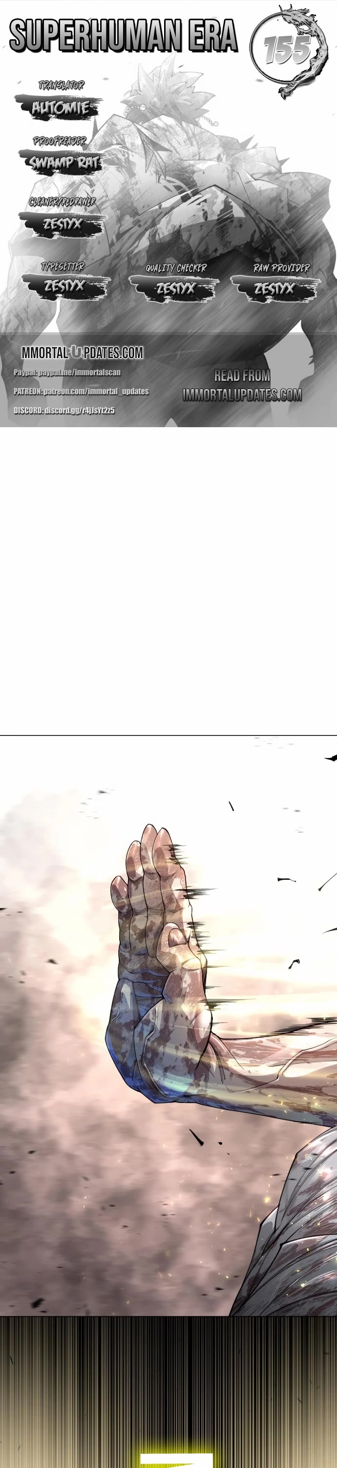 The Superhuman Era Chap 155 - Next Chap 156