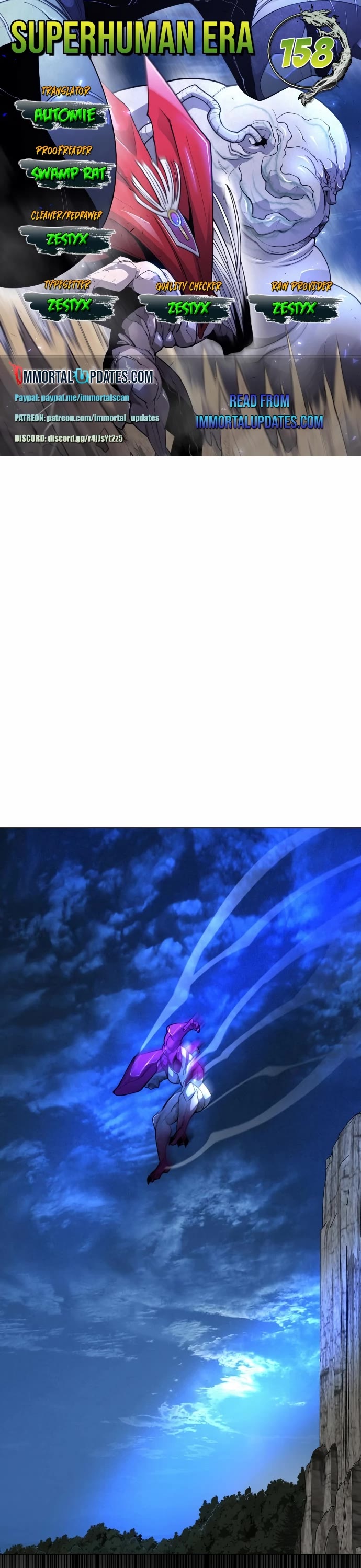 The Superhuman Era Chap 158 - Next Chap 159