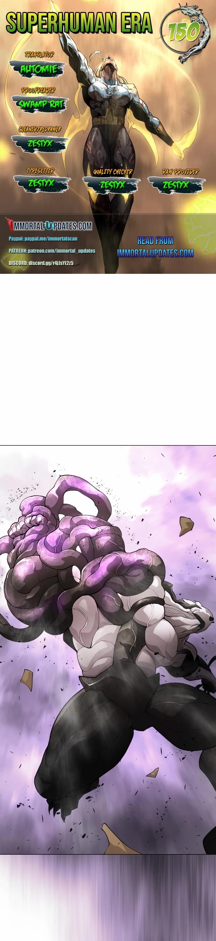 The Superhuman Era Chap 150 - Next Chap 151