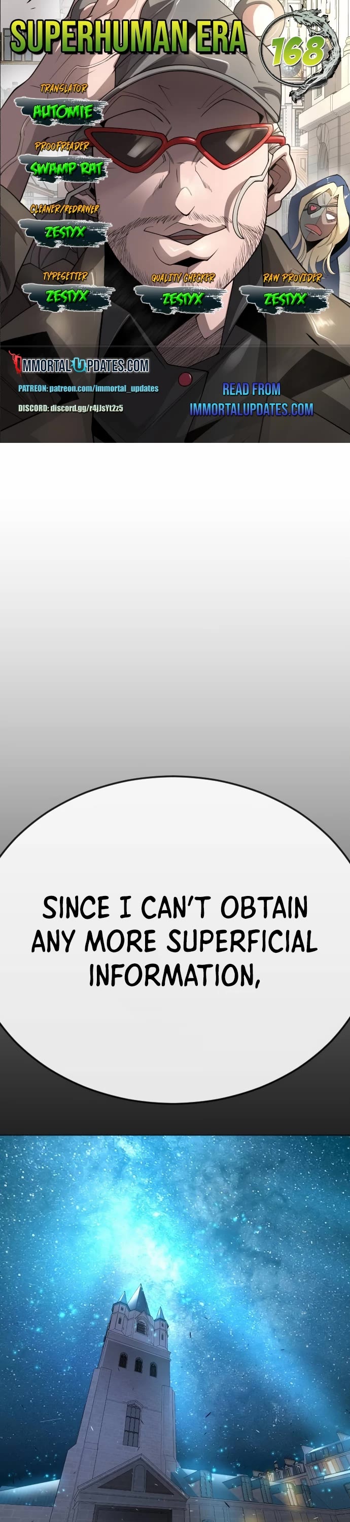 The Superhuman Era Chap 168 - Next Chap 169