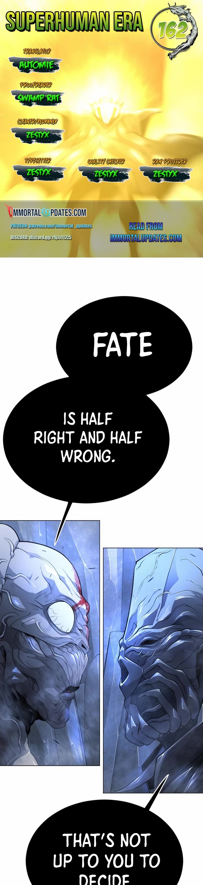 The Superhuman Era Chap 162 - Next Chap 163