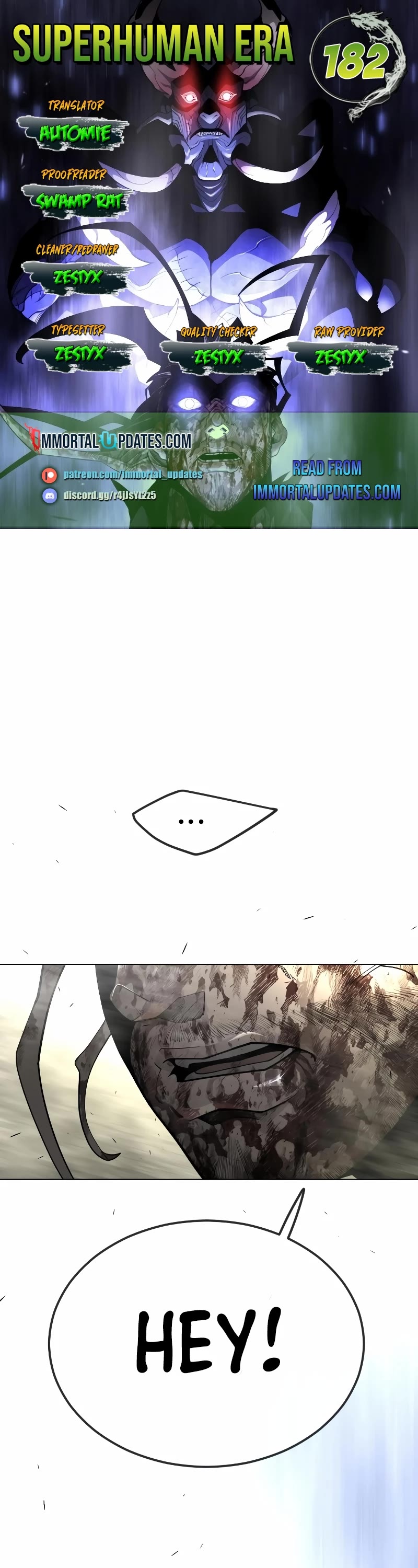 The Superhuman Era Chap 182 - Next Chap 183