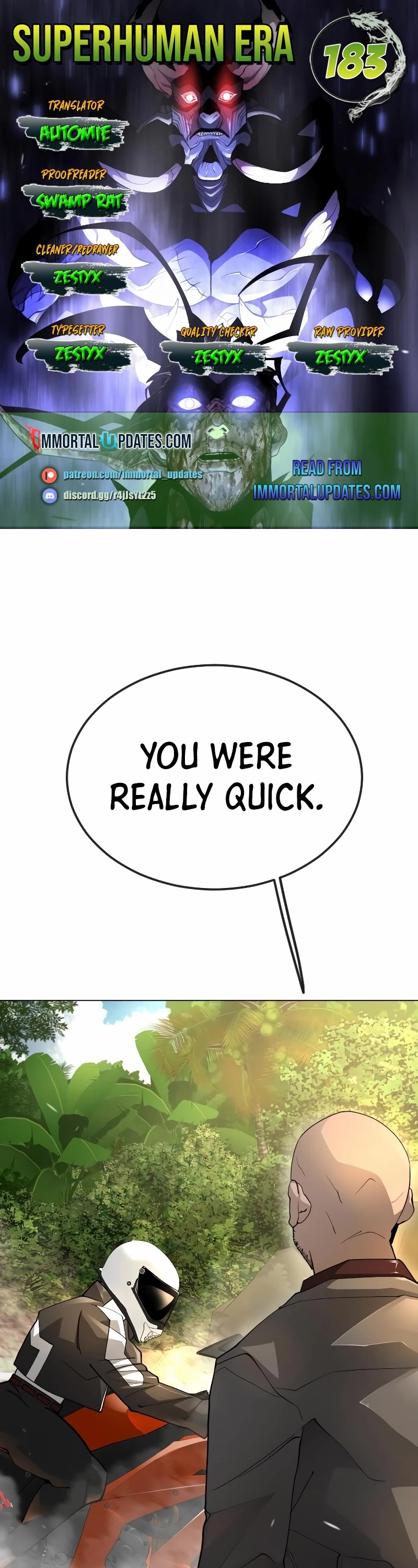 The Superhuman Era Chap 183 - Next Chap 184