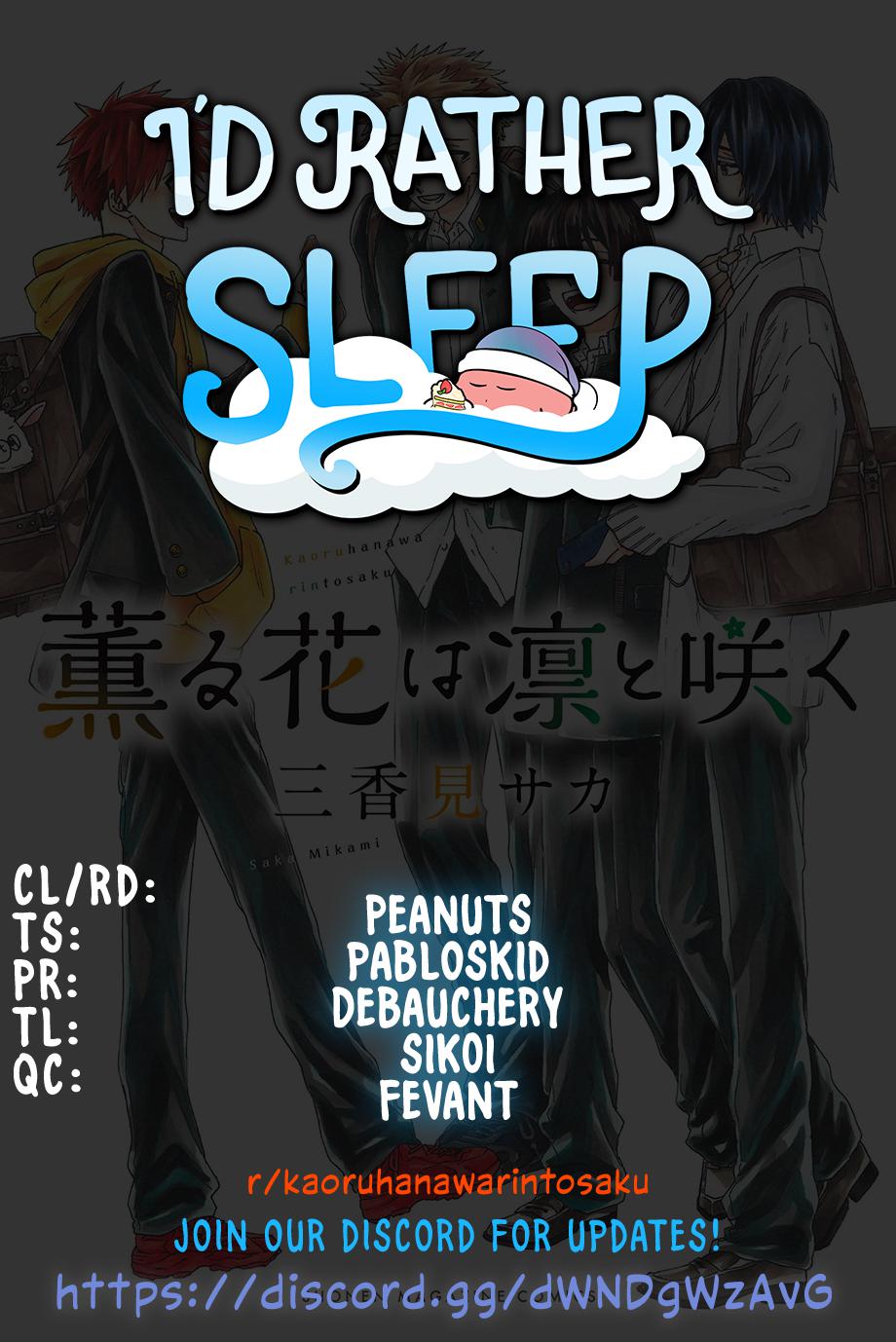 Kaoru Hana wa Rin to Saku Chap 27 - Next Chap 28