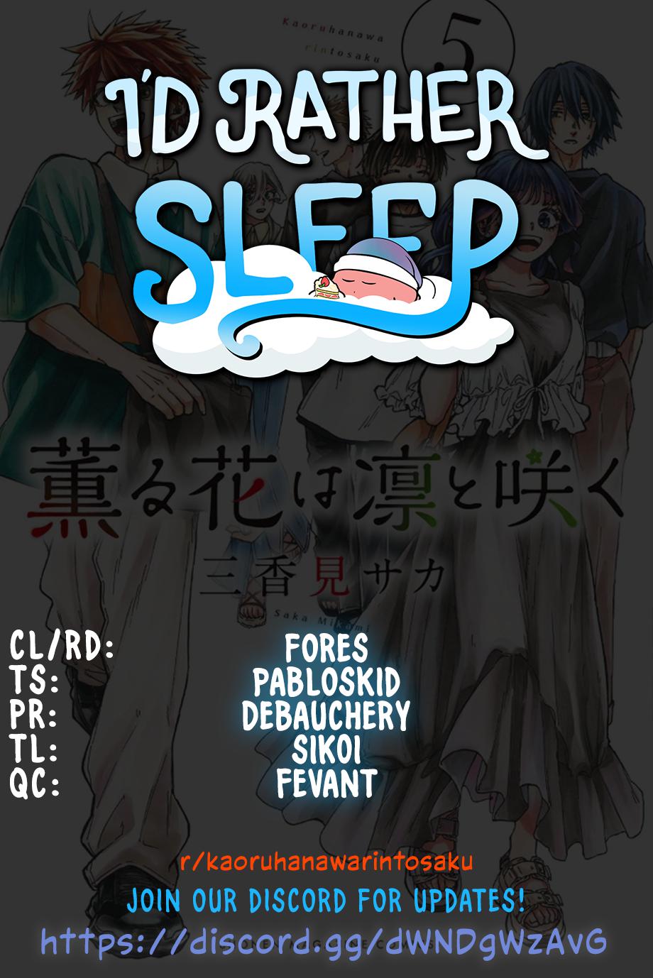 Kaoru Hana wa Rin to Saku Chap 28 - Next Chap 29