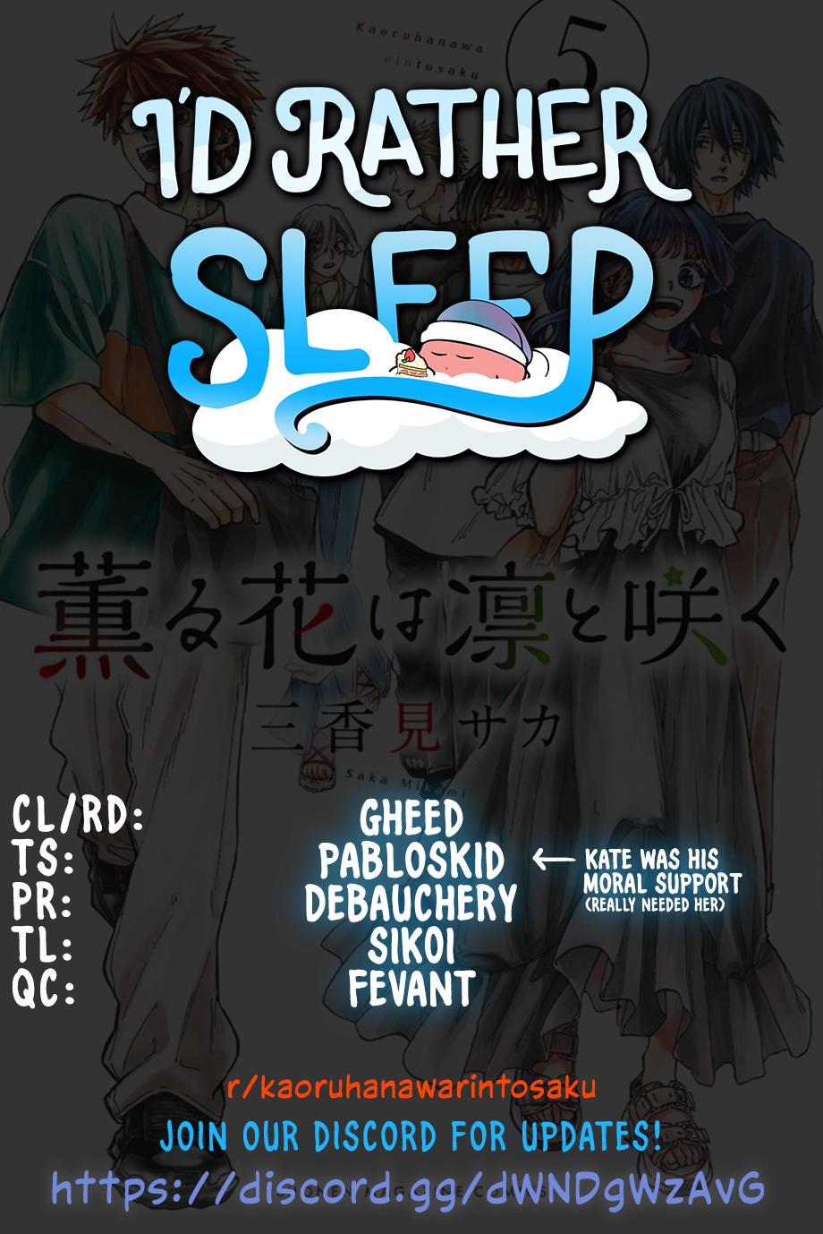 Kaoru Hana wa Rin to Saku Chap 37 - Next Chap 38